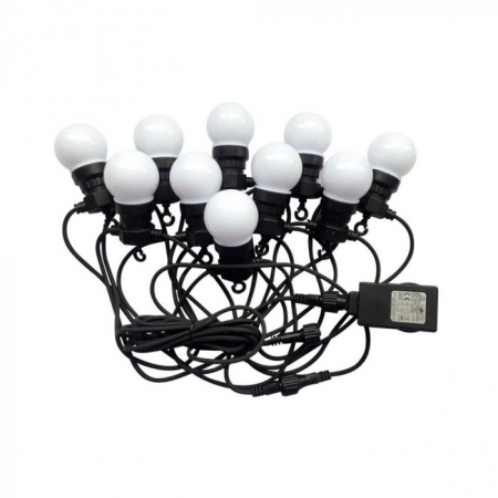 Ghirlanda Luminoasa LED Multicolora,RGB Lungime 5 m, cu 10 Becuri Mate [3]