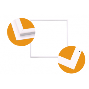 Panou Led 595X595 Tip Rama, 40W, 6400K, lumina rece montaj incastrat [2]