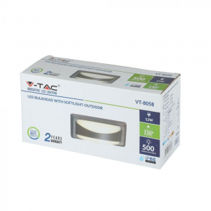 Aplica 12W Corp Gri IP65 Alb Cald [2]