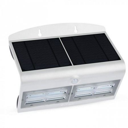 Lămpi cu încărcare solară - Lampă LED de perete cu încărcare solară  7W LED Corp Alb&Negru Lumină neutră