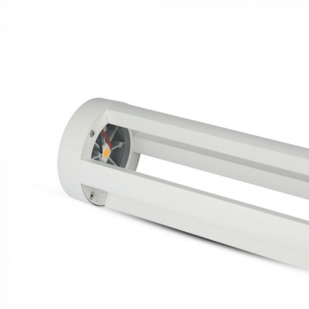 Lampa Led Stalpisor de Gradina 10W Corp Alb 80cm Alb Cald [6]