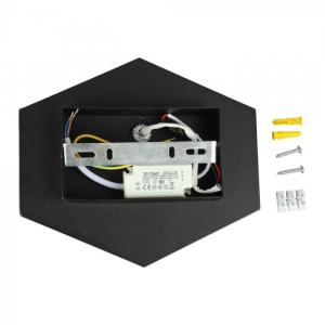 Aplica LED Neagra 3W IP20 Chip BRIDGELUX Alb Cald [8]
