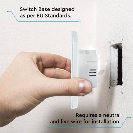 Intrerupator Alb 2 Comutatoare WIFI Compatibil Cu AMAZON ALEXA Si GOOGLE HOME [3]