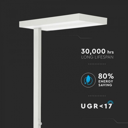 Lampa de Podea LED Moderna 80W Alb natural dimabil culoare alba 5 ani Garantie [6]