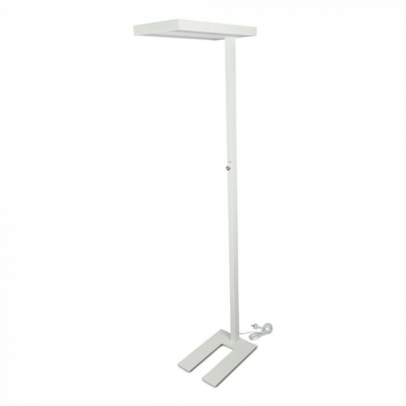 Surse de Iluminat - Lampa de Podea LED Moderna 80W Alb natural dimabil culoare alba 5 ani Garantie