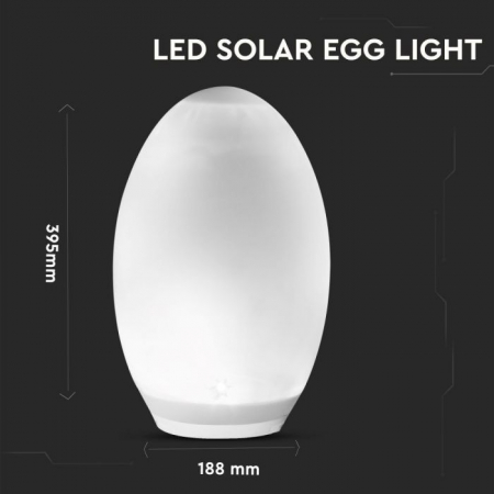 Ou LED decorativ cu incarcare solara RGB/Lumina Neutra [2]