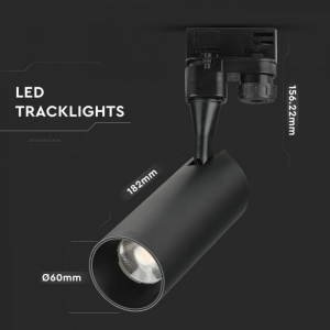 Proiector LED 18W Pe Sina Corp Negru CIP SAMSUNG Alb Cald- 5 Ani Garantie [3]