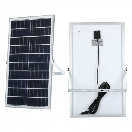 Proiector LED 40W Alb Rece Cu Panou Solar [7]