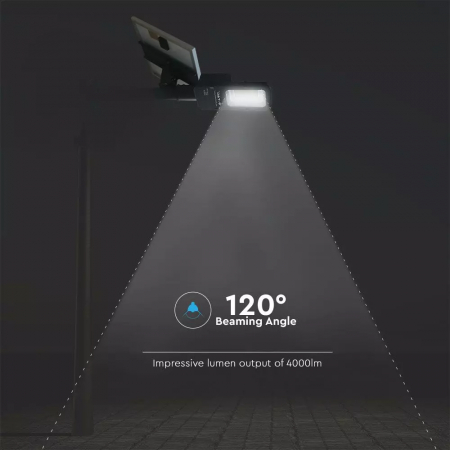 Corp iluminat LED cu panou solar 50W Lumina Rece, 95509 [6]