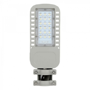 Lampa Stradala LED Slim 100W 120lm/W Cip Samsung Corp Gri Alb Rece - 5 Ani Garantie [0]
