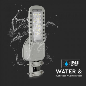 Lampa Stradala LED Slim 30W 120lm/W Cip Samsung Corp Gri Alb Rece - 5 Ani Garantie [6]