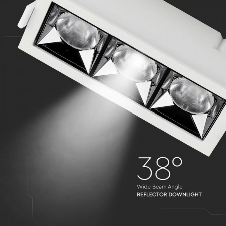 Spoturi LED/ Downlight - Spot LED Alb patrat SMD Chip Samsung 4W 36° IP20 Culoare Alb Cald/Natural/Rece - 5 Ani Garantie