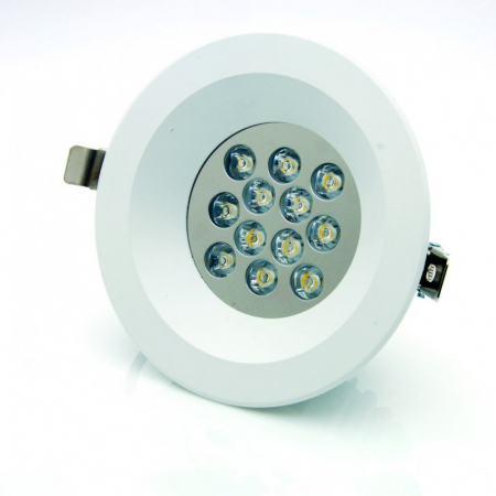 Spoturi LED/ Downlight - Spot LED 9W Rotund Corp Alb IP20 Alb Rece/Cald