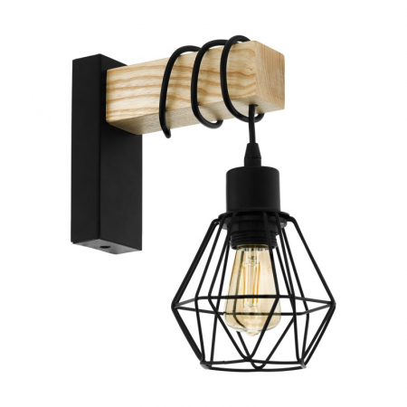 Aplice si Plafoniere LED - Aplica lemn EGLO TOW