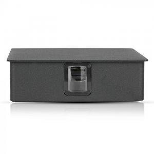 Aplica LED 4W Patrata Neagra IP65 Alb Cald [1]