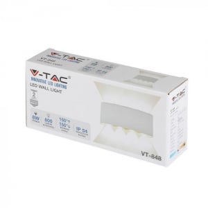 Aplica LED Alba 8W Iluminare Sus si Jos Alb Cald/ Alb Natural [2]