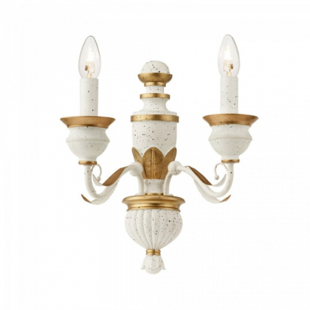 Aplice si Plafoniere LED - Aplica Redo Isadora, metal, alb, auriu 02-835