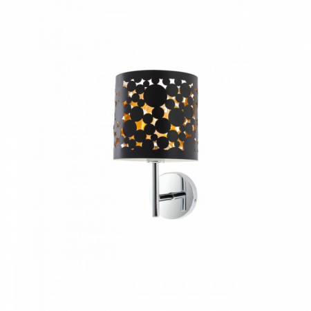 Aplice si Plafoniere LED - Aplica Redo Melia, crom, textil, 1XE14, 01-2137