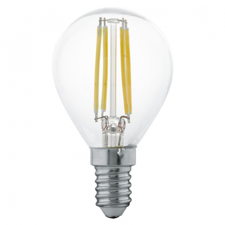 Bec Filament EGLO LED E14 4W 350lm 2700K Ø45mm, Lumina calda [0]
