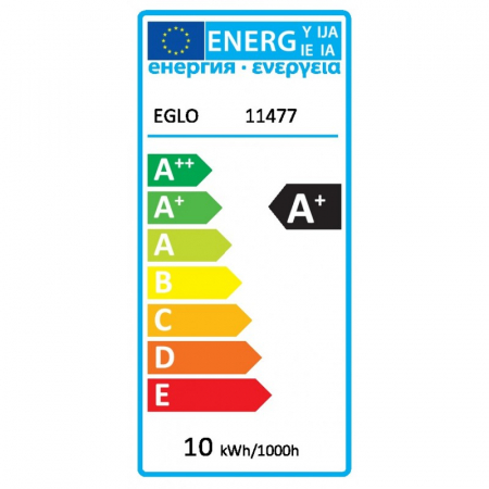 Bec EGLO LED E27 10W 806lm 3000K Ø60mm, Lumina calda [1]