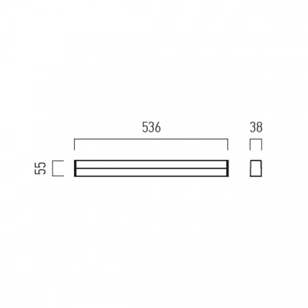 Corp de Iluminat cu LED Liniar XMini LED 220-240V AC 14W 53cm Alb Cald MN02WW [1]
