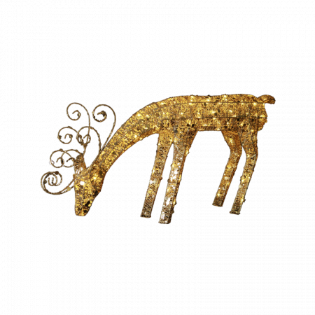 Decorațiuni Crăciun - Decoratiune luminoasa exterior ren SEQUINI 803-11, LED 96x0.064W, H550mm