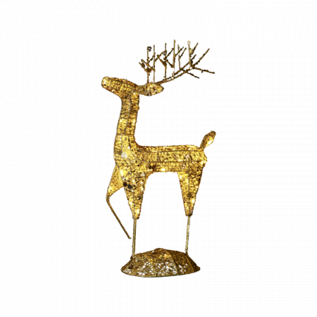 Decorațiuni Crăciun - Decoratiune luminoasa exterior ren SEQUINI 803-12, LED 40x0.064W, H680mm