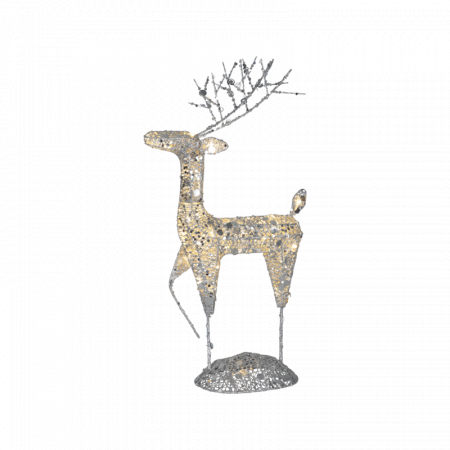Decorațiuni Crăciun - Decoratiune luminoasa exterior ren SEQUINI 803-22, LED 40x0.064W, H680mm