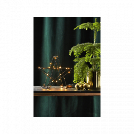 Decoratiune luminoasa stea SUPER 700-46, LED 30x0.017W [1]
