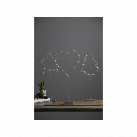 Decoratiune luminoasa inima WIRY 700-33, LED 12x0.06W [1]