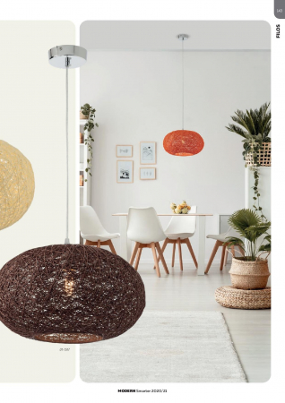 Pendul Redo Filos, portocaliu, 1XE27, 01-1516 [2]