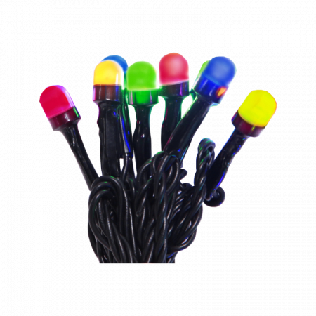 Decorațiuni Crăciun - Ghirlanda multicolorata CHERRY 472-10, LED 40x0.066W, 4m