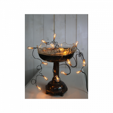 Decorațiuni Crăciun - Ghirlanda luminoasa globuri lumina calda 728-00 LED 16x0.064W, 2400mm