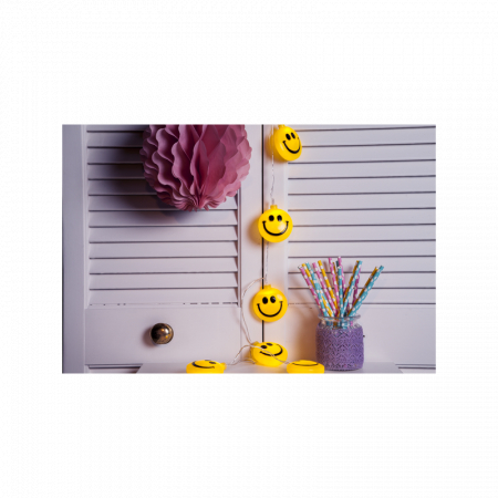 Ghirlanda luminoasa SMILEY Face 728-93, LED 8x0.06W, 1050mm [1]