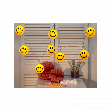 Ghirlanda luminoasa SMILEY Face 728-93, LED 8x0.06W, 1050mm [2]