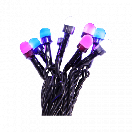 Decorațiuni Crăciun - Ghirlanda multicolorata CHERRY 472-11, LED 42x0.066W, 4m