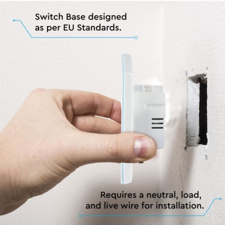 Intrerupator Wi-Fi Alb 1 Comutator WIFI Compatibil Cu AMAZON ALEXA Si GOOGLE HOME [6]