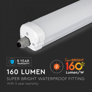 Lampă LED cu protecție la apă X-Series 1200mm 24W 4500K 160 lm/Watt 5 ani garantie [0]