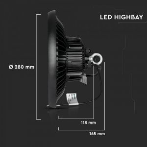 Lampa LED industriala 100W Highbay cu CHIP SAMSUNG - UFO Driver Meanwell 90` 120LM/W  rece - Copie [3]