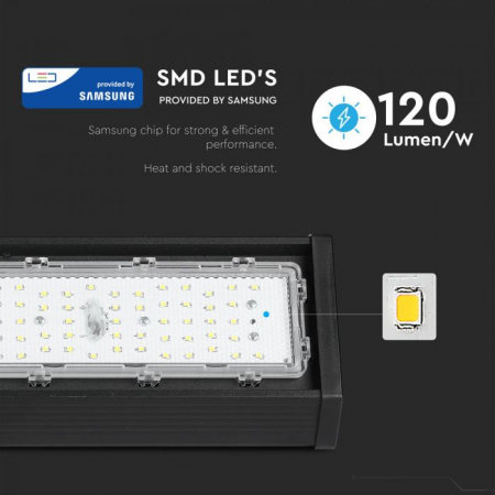 Lampa LED liniara 100W IP54 Chip SAMSUNG  4000K 120lm/W 5 ani garantie [1]