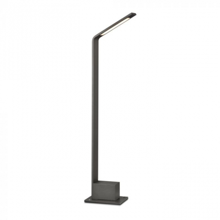 Lampa LED Stalpisor 7W Corp Gri din Aluminiu Alb Neutru [1]
