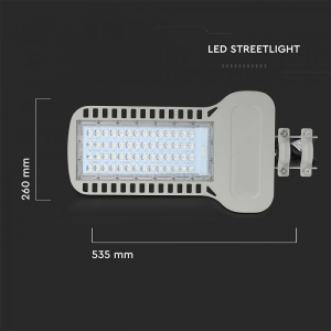 Lampa Stradala LED Slim 100W 120lm/W Cip Samsung Corp Gri Alb Natural - 5 Ani Garantie [3]