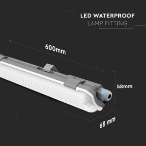 Lampă LED IP65 echipata cu Tub 600mm 1*10W 4000K [2]
