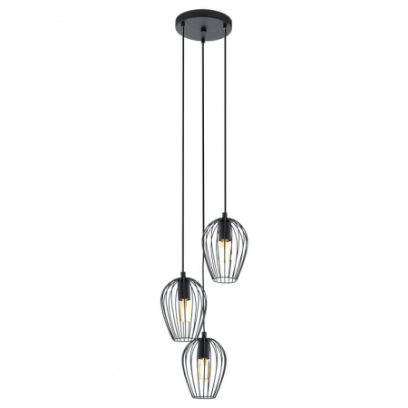 Candelabre, Lustre și Pendule LED - Lustra vintage EGLO NEWTOWN 49479