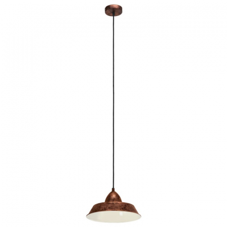 Candelabre, Lustre și Pendule LED - Pendul EGLO AUCKLAND 49243, E27 1X60W Ø260mm, Cupru antichizat