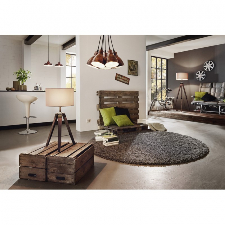 Pendul EGLO AUCKLAND 49243, E27 1X60W Ø260mm, Cupru antichizat [1]