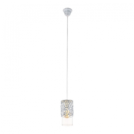 Candelabre, Lustre și Pendule LED - Pendul EGLO CARDIGAN 49202, E27 60W, Gri-Albastru
