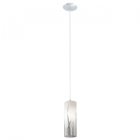 Interior - Pendul EGLO RIVATO 92739, E27 1X60W Ø90mm, Crom, alb