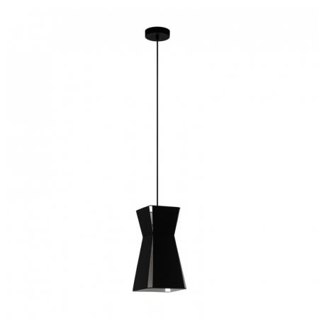 Candelabre, Lustre și Pendule LED - Pendul EGLO VALECROSIA 99082, E27 1X40W, Negru, alb