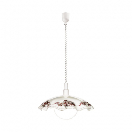 Candelabre, Lustre și Pendule LED - Pendul ajustabil cu model EGLO VETRO 3041, E27 1X60W Ø420mm, Alb